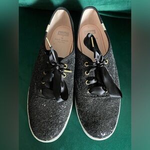 Keds Black Glitter Sneakers